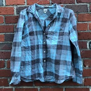 Cotton flannel soft blue